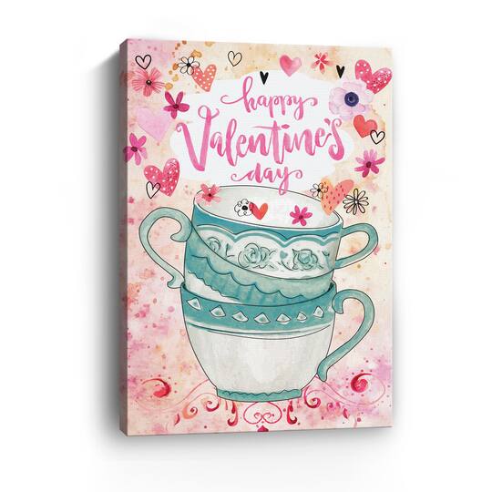 Happy Valentine's Day Canvas Giclée Art